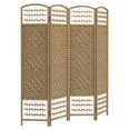 thumbnail image 1 of HOMCOM 5.6ft Folding Room Divider, Freestanding Privacy Screen for Bedroom, 1 of 10