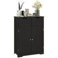 thumbnail image 1 of kleankin Freestanding Bathroom Cabinet with 2 Drawers and Adjustable Shelf, 1 of 10