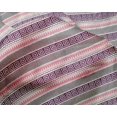 thumbnail image 4 of oneOone Silk Tabby Fabric Chevron & Greek Key Block Print Fabric By The Yard 42 Inch Wide, 4 of 4