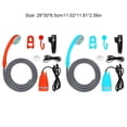 thumbnail image 3 of Ruiboury With Ease Compact And Easy To Carry Portable Shower Easy Assembly black orange, 3 of 6