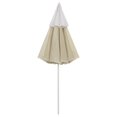 thumbnail image 4 of vidaXL Beach Umbrella Sand Yellow 300 cm, 4 of 5
