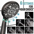 thumbnail image 5 of SR SUN RISE Shower Faucet - 12 Inch Multifunctional High Pressure Shower Head System with Handheld Shower Head Fixtures - Valve Included - Oil Rubbed Bronze, 5 of 5