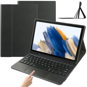 Tablet Protective Case with BT Keyboard Pen Slot Touchpad Compatible with Samsung Galaxy Tab A8