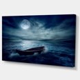thumbnail image 2 of Boat Driftinga Away from the Past - Landscape Canvas Art Print, 2 of 3