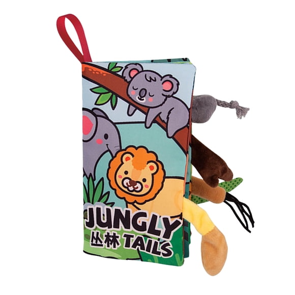 Livre Sensoriel en Tissu pour Bébé 0-6 Mois Jouets Interactifs Froissables pour le Ventre pour le Développement Apprentissage Précoce Poussette Voyage Éducatif Toucher Doux