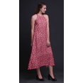 thumbnail image 4 of Bimba Robe de Plage Longue Dos Nu à Col Licou Imprimée Florale pour Femmes Rayondress-Xx-Grand, 4 of 6