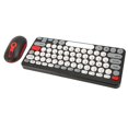 thumbnail image 1 of Clavier et Souris Sans Fil Combo, Clavier d'Ordinateur Ergonomique Pleine Taille avec Repose-Poignet, Souris Sans Fil Réglable 3DPI, Compatible OS, 1 of 8