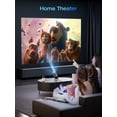 thumbnail image 3 of Projecteur Prise en Charge 4K 1080P, Mini Projecteur Intelligent pour Projection de Films Compatible avec Téléphone - Noir, 3 of 6