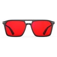 thumbnail image 1 of Goiteia Lunettes Anti-Lumière Rouge et Bleue pour Bloquer le Sommeil, Lumière Bleue et Verte, Lunettes Teintées Rouges pour Soulager la Fatigue Oculaire et Améliorer le Sommeil, Charnières à Ressort pour un Confort Supérieur, 1 of 7