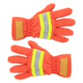 thumbnail image 2 of Firefighting Gloves, Hand Protection Flame Retardant Low Preheat Shrinkage Fire Proof Gloves Anti Static  For Firefighters, 2 of 8