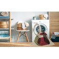 thumbnail image 2 of Ahgly Company Tapis d'Intérieur Rectangulaire Transitionnel Lavable à la Machine, Brun Gingembre Vert, 4 Pieds x 6 Pieds, 2 of 7