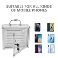 thumbnail image 4 of GOOHOCHY 1Pcs Cellphone Locker Box for Restaurants Wall Mountable Silver 24.8x21.3cm, 4 of 8