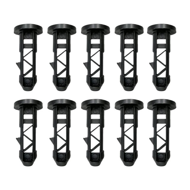 Elodie Pièces de Rechange pour Poubelle 10 Pcs Goupilles de Charnière de Couvercle 100/120/240 L Faciles à Installer Remplacement de Poubelle Réparation d'Arbre de Roue Robuste