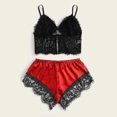 thumbnail image 4 of LSLJS Femmes Élégant Mode Aguichant Imprimé Lingerie Satin Tenue de Nuit Pyjama, Robes de Nuit Aguichant pour Femme, 4 of 6