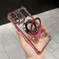 thumbnail image 4 of Étui de Téléphone Magnétique UltraProtect - Revêtement Électroplaqué Durable, Support Réglable Transparent, Support Magnétique Puissant, Étui de Téléphone Mobile Premium - Compatible Universellement avec iPhone 15, 14, 1, 4 of 5