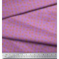 thumbnail image 2 of Soimoi Rayon Fabric French Horn Musical Instrument Decor Fabric Printed Yard 56 Inch Wide, 2 of 3