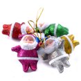 thumbnail image 1 of 6PC Colorful Christmas Santa Claus Ornaments Tree Hanging Decoration, 1 of 3