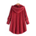 thumbnail image 3 of YOINS Manteaux en Polaire Duveteuse pour Femmes, Cardigan Tunique Pull, 3 of 4