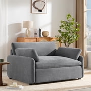 Noble House Oversized Single Sofa with Pillows, Extra Wide and Deep Seat Accent Chair