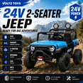 thumbnail image 2 of VOLTZ TOYS 24V 2 Seater Electric UTV Ride-On Car for Kids – Remote Control Jeep Style Buggy, 2 of 7