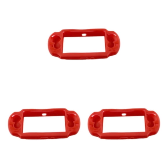 Transemion Lightweight PSV Silicone Protective Case High Resilience Long-term Without Deformation Lightweight red 3Set
