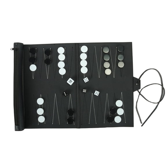 Classic Family Recreational Roll Tournament Backgammon Board Game Playset