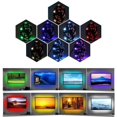 thumbnail image 2 of MesaSe Kit de Rétroéclairage LED TV USB RGB Bande Lumineuse 60 LEDs Éclairage Synchronisation Musicale Changement de Couleur avec Contrôle Manuel Ou par Application pour Bar TV Comptoir Armoire Fête Décoration de Noël, 2 of 9