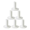 thumbnail image 2 of 6pcs Rubber Golf Tee Holder Tees for Indoor Practice & Driving Range Mats - White, 60mm, 2 of 7