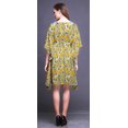 thumbnail image 4 of Bimba Kaftan de Plage à Fleurs, Paréo de Bikini, Robe Midi pour Femmes, Caftan Court - P-L, 4 of 5