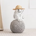 thumbnail image 1 of Elodie Astronaut Action Figure Statue Figurine Sculpture Ornament Statue Kids Model 5, 1 of 8