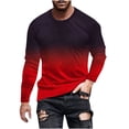 thumbnail image 2 of Meichang T-Shirt à Manches Longues pour Homme Coupe Ajustée, T-Shirts Graphiques pour Hommes Mode Urbaine Imprimé 3D Illusion d'Optique T-Shirts Mode Col Rond Confortable Chemises à Manches Longues pour Homme, 2 of 5