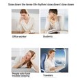 thumbnail image 4 of thinsony Plush Eye Mask Elastic Band Travel Sleeping Mask Solid Color Cute Blindfold Eye Cover, 4 of 9