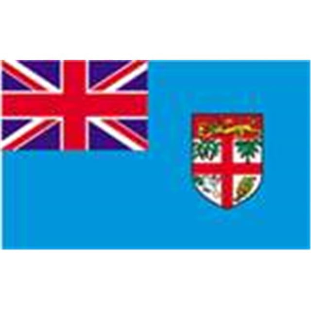 Annin Flagmakers 192567 2 ft. X 3 ft. Nyl-Glo Fiji Flag