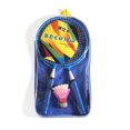 thumbnail image 2 of Graflsoa Kids' Badminton Set with Cartoon Design - Outdoor Sports Toy in Blue, Includes Rackets, Shuttlecocks, Ping Pong Ball, and Carry Bag, 2 of 6