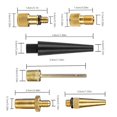 thumbnail image 3 of 15pcs Bike Valve Adapter Set, High Strength Copper and Plastic Bicycle Valve Adapter for SV AV DV Valve Inflatable Bikes Balloon, 3 of 8