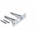 thumbnail image 3 of Deadbolt Strike Plate Reinforcer Kit - Prevent Kick-ins and Home Invasion - Two Post Strike Plate - TUFF STRIKE - Satin Nickel, 3 of 4