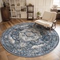 thumbnail image 1 of -Area Rug X Rugs for Living Room- Machine Washable Rug-Soft Living Room Rug-Vintage Non Slip Carpet-Rugs for Bedrooms Dining Room Living Room Office, 1 of 7