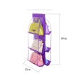 thumbnail image 4 of Amdohai Support de Rangement pour Sac à Main pour Garde-Robe, Organisateur Suspendu pour Sac à Main avec 6 Grandes Poches, 4 of 7