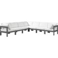thumbnail image 1 of Meridian Furniture Nizuc Sectionnel Modulaire de Patio Extérieur Blanc, 1 of 8