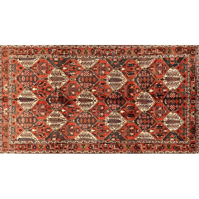 Ahgly Company Tapis Rectangulaire Intérieur Traditionnel Rouge Persan, 3 Pieds x 5 Pieds