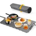 thumbnail image 1 of Food Warming Mat, Full Surface Heating Silicone Electric Warming Tray with 3 Level Temperature Settings, Auto Shut-Off, Foldable Roll Up Food Warmer for Parties Buffets, Gatherings, 1 of 4