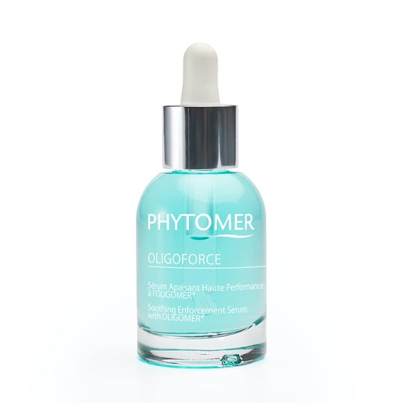 PHYTOMER Oligoforce Sérum Visage Apaisant Renforçant / Sérum Apaisant pour Peau Irritée et Sensible / Calme la Peau et Réduit les Rougeurs / Ingrédients Naturels / Durable et Écoresponsable