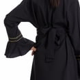 thumbnail image 4 of Hiiyo Big Girls Long Sleeve V-Neck Kaftan Maxi Dress Abaya Robe, 4 of 5