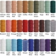 thumbnail image 4 of NOANTA Emerald Macrame Cord 4mm x 109yards, Colored Macrame Rope, Cotton Cord Macrame Yarn, Colorful Cotton Craft Cord for Wall Hanging, Plant Hangers, Crafts, Knitting, 4 of 4