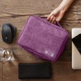 thumbnail image 3 of Waterproof Data Cable Storage Bags Travel Gadget Wires Organizer Zipper Pouch (Black), 3 of 6