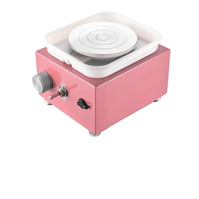 Mini Pottery Wheel Machine with Turntable+Sculpting Kit, Electric Pottery Wheel Ceramic Clay Tool Poterie Pottery Equipment