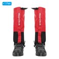 thumbnail image 3 of Unique Bargains Leg Gaiters, Waterproof Shoe Covers Adjustable Snow Boot Gaiter, Red, S, 3 of 6