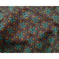 thumbnail image 4 of oneOone Silk Tabby Fabric Floral Block Print Fabric By The Yard 42 Inch Wide, 4 of 4