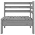 thumbnail image 3 of vidaXL 4 Piece Garden Lounge Set Solid Pinewood Grey, 3 of 5