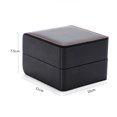 thumbnail image 3 of SHISUYAN Square Watch Box Case Jewelry Display Organizer Box Fashion Wrist Watch Storage Holder (Black), 3 of 8
